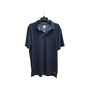 Toes On The Nose Men's Navy Polo Shirt Size L  Short Sleeve Collared